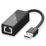 UGREEN CR110 Ethernet Adapter | USB 2.0 to RJ45 – Black