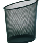 Alba Round Wastebasket – Black