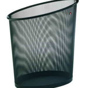 Alba Round Wastebasket – Black
