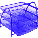 Alba 3 Tier Document Tray – Purple