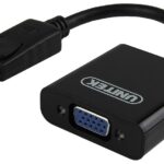 Unitek 20cm Displayport Male to VGA Female
