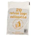 Refuse Bag For 120L Drum 20 Pack –  Black