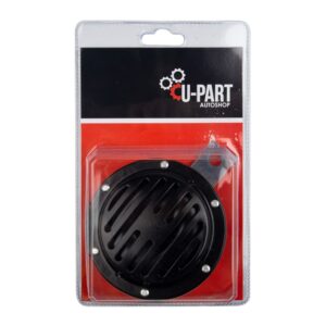 U-Part Autoshop Flat Round Hooter – 12V