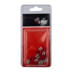 U-Part Push On Female Terminals – 6.3mm Red