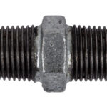 Galvanised Hex Nipple – 100mm