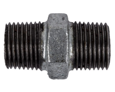 Galvanised Hex Nipple – 100mm