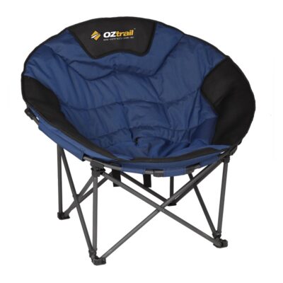 Oztrail Moon Chair Jumbo – 150kg – Blue/Black