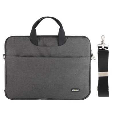 Keloe Water Resistant Protective Laptop Bag – Charcoal