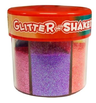KB Glitter Neon Shaker Pack of 6