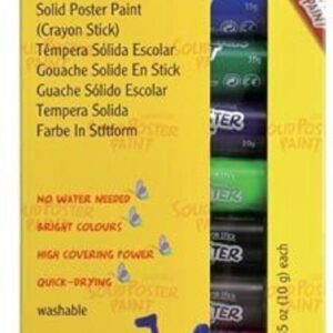 KB Solid Poster Paint 12 Colours