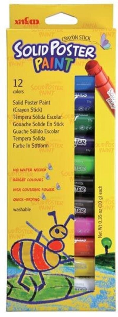KB Solid Poster Paint 12 Colours