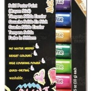 KB Solid Poster Paint Metallic 12 Colours