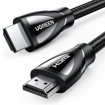 UGreen HDMI 2.1 Male to Male Cable 1M (8K@60Hz | 4K@120Hz) – Black