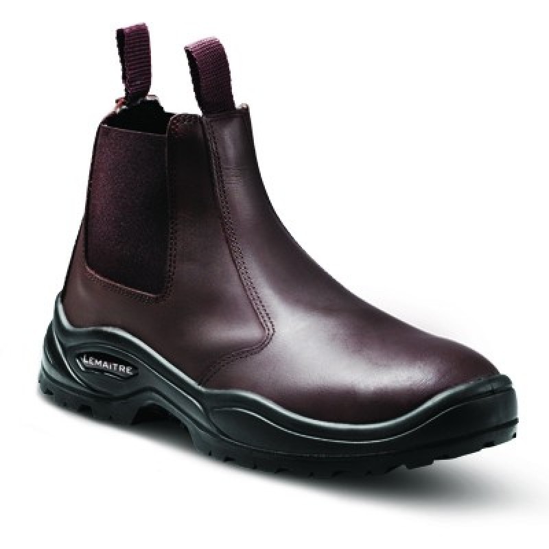 Zeus Chelsea Safety Boot Brown – UK 9