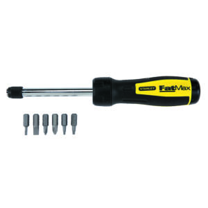 Stanley FatMax 6 Bit Ratcheting Multi-Bit Screw Driver