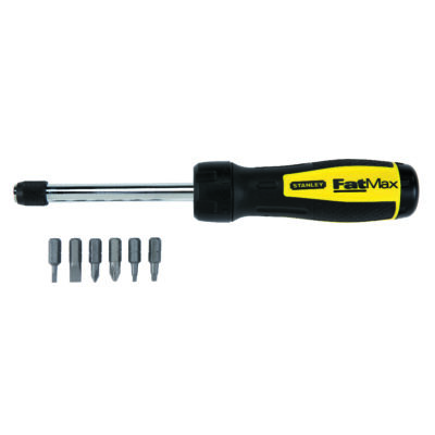Stanley FatMax 6 Bit Ratcheting Multi-Bit Screw Driver