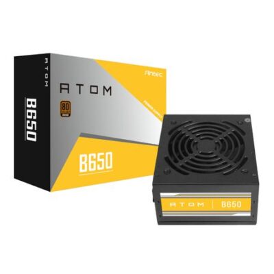 Antec Atom B650 80PLUS Bronze ATX Power Supply – Black