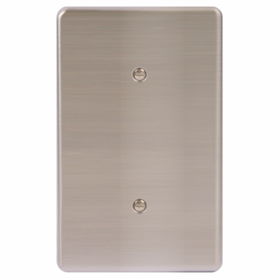 LESCO, 4×2 Blank Cover Stainless Steel