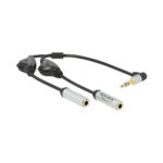 Delock Audio Splitter Stereo Jack Male to 2x Stereo Jack Female