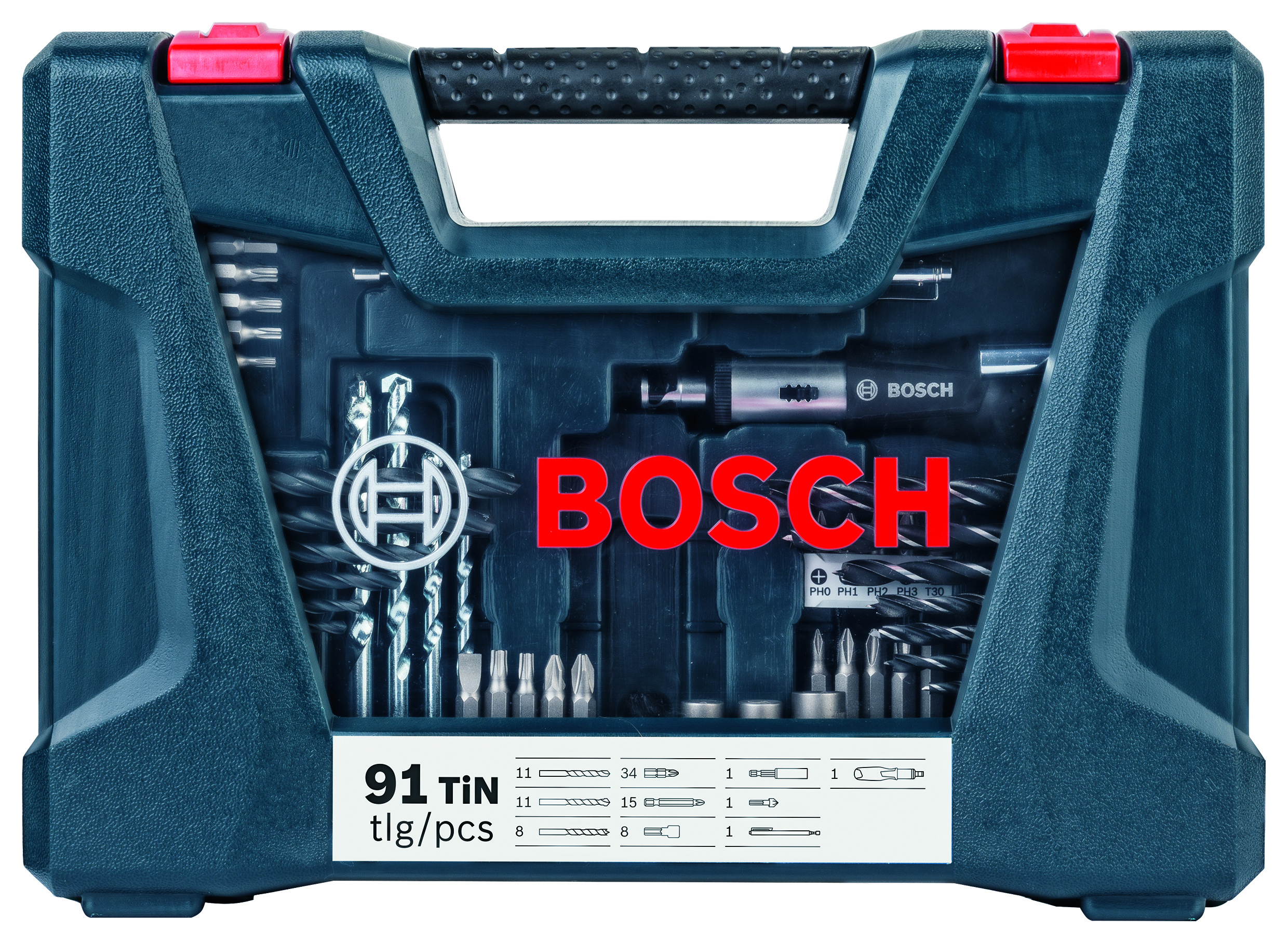 91-Piece V-Blue Line Titanium Set (Drilling & Screwdriving)