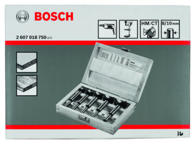 TCT Forstner Bit Set 15/20/25/30/35 mm, Wooden Box, 5 Piece