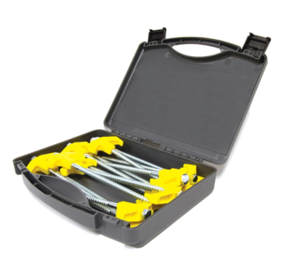 Oztrail 16 Piece Screw in Tent Peg Set