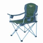OZtrail Deluxe Jumbo Camping Chair Green 140kg