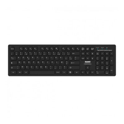 Port Connect Tough Office Wireless Keyboard – Black