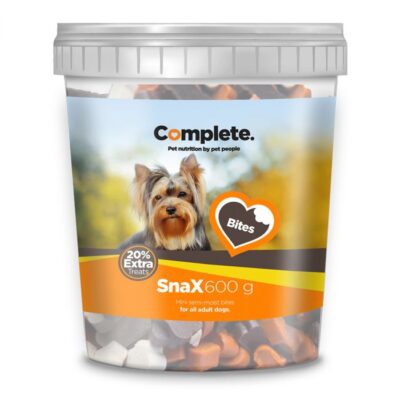 Complete Dog Snax Bones & Hearts Bites Semi-moist – 600g
