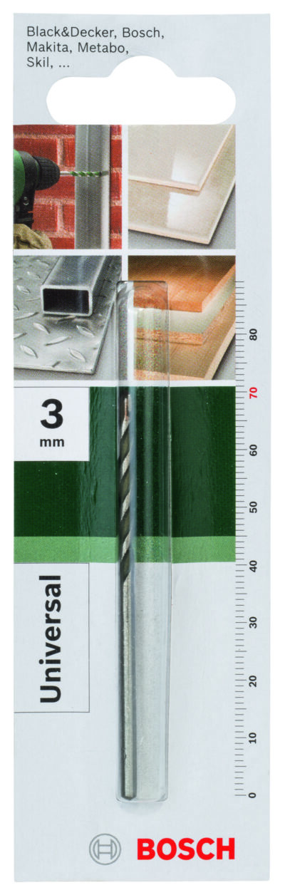 CYL-4 Multi-purpose drill bit 3,0 mm, 70 mm