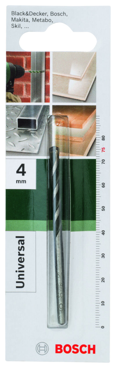 CYL-4 Multi-purpose drill bit 4,0 mm, 75 mm