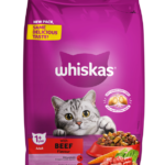 Whiskas Dry Adult Cat Food Beef 2.7KG