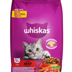 Whiskas Dry Adult Cat Food Beef 2.7KG