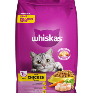 Whiskas Dry Adult Cat Food Chicken 2.7 KG