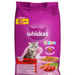 Whiskas Dry Kitten Food Beef 900g