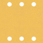 115 x 107mm, 120G, 6 holes, 10 Piece, Hook&Loop