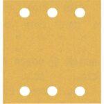 115 x 107mm, 180G, 6 holes, 10 Piece, Hook&Loop