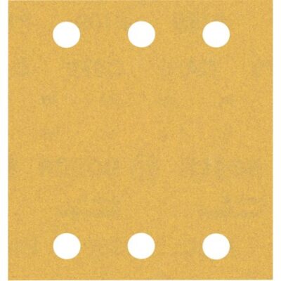 115 x 107mm, 180G, 6 holes, 10 Piece, Hook&Loop