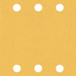 115 x 140mm, 40, 60, 80, 120, 180G, 6 holes, 10 Piece, Hook&Loop