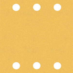 115 x 140mm, 40, 60, 80, 120, 180G, 6 holes, 10 Piece, Hook&Loop