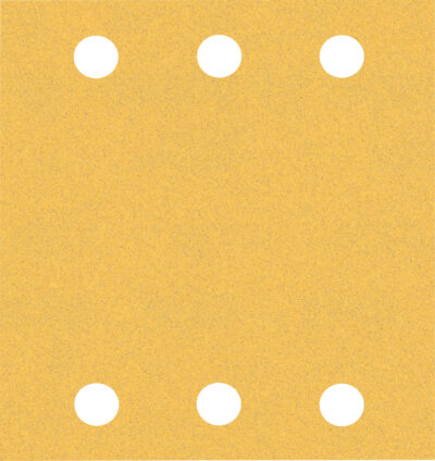 115 x 140mm, 40, 60, 80, 120, 180G, 6 holes, 10 Piece, Hook&Loop