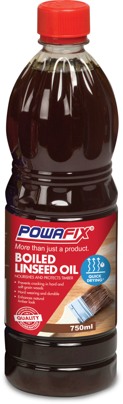 Powafix Boiled Linseed Timber Oil 750ML