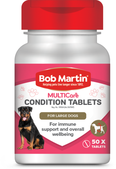 BOB MARTIN Multicare Conditioning Tablets for Large Dogs over 14kg – 50’s