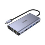 Unitek USB3 Type-C 8-in-1 Port Replicator with 100W PD