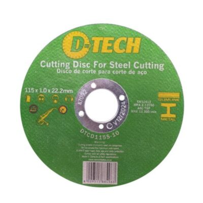 D-Tech – Cutting Disc For Steel Cutting – Pack Of 10