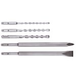 Metabo – Drill Bit / Chisel Set – SDS-PLUS – 5Pieces (630477000)