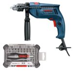 Bosch – Impact Drill (GSB 570) with Precision Screwdriver Bit Set – 42 Pcs