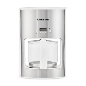 Taurus Coffee Maker Drip Filter Stainless Steel With White Trim 1.25L 1080W