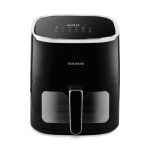 Taurus Air Fryer With Viewing Window Digital Non-Stick Black 4.6L 1450W