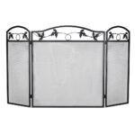 Fire Place Screen 3 Fold Vineyard